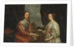 Double portrait of King Charles I and Queen Henrietta Maria by Sir Anthony van Dyck