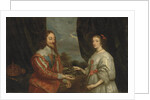 Double portrait of King Charles I and Queen Henrietta Maria by Sir Anthony van Dyck
