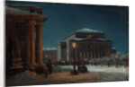 The Alexandrinsky Theatre in Saint Petersburg, 1870s by Pyotr Petrovich Vereshchagin