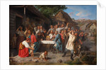 An Oath Of Temperance. The Temperance Society, 1860 by Akim Yegorovich Karneev