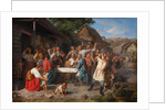 An Oath Of Temperance. The Temperance Society, 1860 by Akim Yegorovich Karneev
