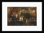 Louis-Philippe I is sworn in as king before the Chamber of Deputies, 9th August 1830 by Léon Jean Basile Perrault