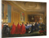 Louis-Philippe receiving the Order of the Garter from the hands of a young Queen Victoria, 1844 by Nicolas-Louis-François Gosse