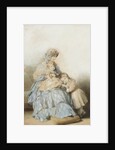 Queen Maria Amalia of the French, with children of Prince Louis, Duke of Nemours, 1845 by School of Franz Xaver Winterhalter