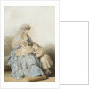 Queen Maria Amalia of the French, with children of Prince Louis, Duke of Nemours, 1845 by School of Franz Xaver Winterhalter