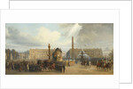 Napoleons funeral carriage crosses the Place de la Concorde, December 15, 1840, 1844 by Jacques Guiaud