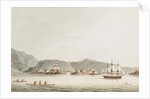 Illustration from A Voyage Round the World In the Years 1803-06, in the Ship Neva, 1814 by Yuri Fyodorovich Lisyansky