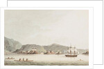 Illustration from A Voyage Round the World In the Years 1803-06, in the Ship Neva, 1814 by Yuri Fyodorovich Lisyansky