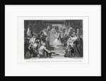 Queen Philippa Interceding for the Lives of the Burghers of Calais, 1347, 1882 by John Sartain