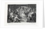 Queen Philippa Interceding for the Lives of the Burghers of Calais, 1347, 1882 by John Sartain