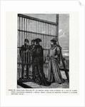 Louis XI persuades Edward IV to return home of a sum of money, 1882 by Anonymous
