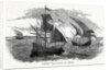 Cortezs Fleet Sailing for Mexico, 1882 by Anonymous