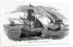 Cortezs Fleet Sailing for Mexico, 1882 by Anonymous