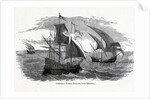Cortezs Fleet Sailing for Mexico, 1882 by Anonymous