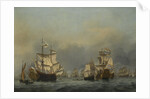 The Four Days Battle, c. 1670 by Willem van de Velde the Younger