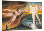 The Good and Evil Angels Struggling for Possession of a Child, 1795 by William Blake