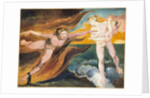 The Good and Evil Angels Struggling for Possession of a Child, 1795 by William Blake