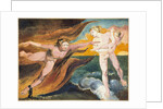 The Good and Evil Angels Struggling for Possession of a Child, 1795 by William Blake