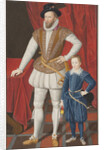 Sir Walter Raleigh and son, 1602 by Anonymous