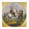 Chief Officer and Under Officer of the Life-Guards Hussar Regiment, 1829 by Lev Alexandrovich Belousov