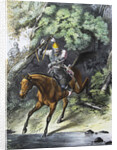 Armour-bearer of the Life-Guards Caucasian-Mountain squadron, 1829 by Lev Alexandrovich Belousov