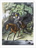 Armour-bearer of the Life-Guards Caucasian-Mountain squadron, 1829 by Lev Alexandrovich Belousov
