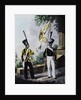 Porte-epee-Praporshchik and Hornist of the Guards Garrison Battalion, 1829 by Lev Alexandrovich Belousov