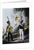 Porte-epee-Praporshchik and Hornist of the Guards Garrison Battalion, 1829 by Lev Alexandrovich Belousov
