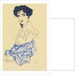 Portrait of Elisabeth Lederer, Seated with Hands Folded, 1913 by Egon Schiele