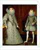The Infante Philip, later King Philip IV of Spain and his sister Anne of Austria (1601-1 by Bartolomé González y Serrano