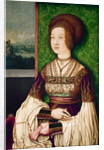 Portrait of Bianca Maria Sforza, the second wife of Maximilian I, Holy Roman Emperor, ca by Bernhard Strigel