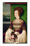 Portrait of Bianca Maria Sforza, the second wife of Maximilian I, Holy Roman Emperor, ca by Bernhard Strigel