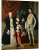 Holy Roman Emperor Maximilian II of Austria and his wife Infanta Maria of Spain with the by Giuseppe Arcimboldo