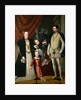 Holy Roman Emperor Maximilian II of Austria and his wife Infanta Maria of Spain with the by Giuseppe Arcimboldo
