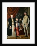 Holy Roman Emperor Maximilian II of Austria and his wife Infanta Maria of Spain with the by Giuseppe Arcimboldo