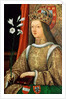 Portrait of Eleanor of Portugal, Holy Roman Empress, after 1468 by Hans Burgkmair the Elder