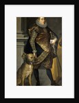 Archduke Maximilian Ernest of Austria with a hunting dog, 1604 by Joseph Heintz the Elder