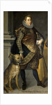 Archduke Maximilian Ernest of Austria with a hunting dog, 1604 by Joseph Heintz the Elder