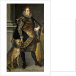 Archduke Maximilian Ernest of Austria with a hunting dog, 1604 by Joseph Heintz the Elder