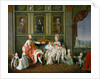 Leopold I, Grand Duke of Tuscany with his wife Maria Luisa and their children, 1773 by Wenzel Werlin