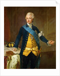 Portrait of Gustav III of Sweden, 1771 by Lorenz II Pasch