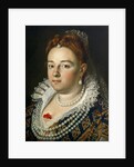 Portrait of Bianca Cappello, Grand Duchess of Tuscany, 1585-1586 by Scipione Pulzone