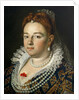 Portrait of Bianca Cappello, Grand Duchess of Tuscany, 1585-1586 by Scipione Pulzone