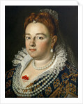 Portrait of Bianca Cappello, Grand Duchess of Tuscany, 1585-1586 by Scipione Pulzone