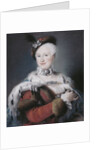 Portrait of Infanta Maria Luisa of Spain, Holy Roman Empress, 1763 by Lorenzo Baldissera Tiepolo