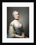 Portrait of Katarzyna Mniszech, née Zamoyska, 1753 by Alexander Roslin