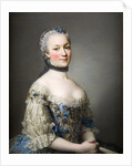 Portrait of Katarzyna Mniszech, née Zamoyska, 1753 by Alexander Roslin