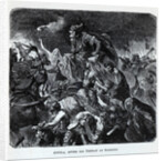 Attila after his Defeat at Soissons, 1882 by Hermann Vogel