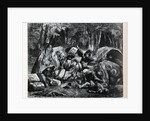 Nobles Plundering Traveling Merchants, 1882 by Anonymous