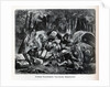 Nobles Plundering Traveling Merchants, 1882 by Anonymous